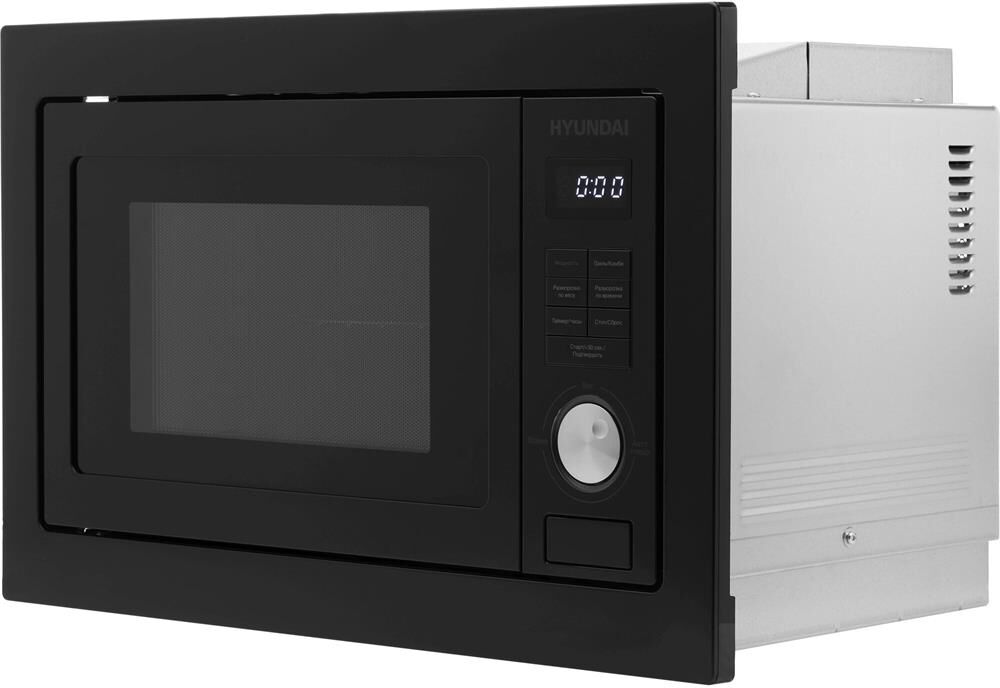 HYUNDAI Встраиваемая микроволновая печь HBW 2544 BG, 25л, 900Вт, черный — изображение 9