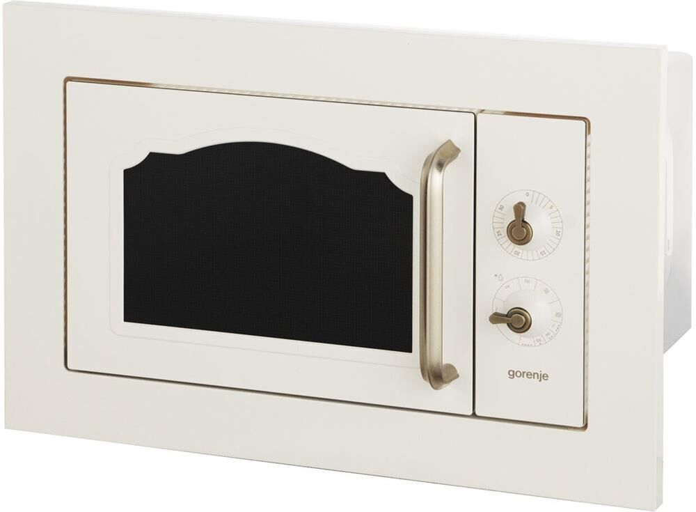 GORENJE Встраиваемая микроволновая печь BM235CLI, 23л, 800Вт, слоновая кость — изображение 2