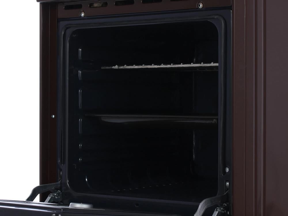 ЛЫСЬВА ГП 400 МС-2у коричневый (стеклянная крышка) реш.чугун — изображение 2