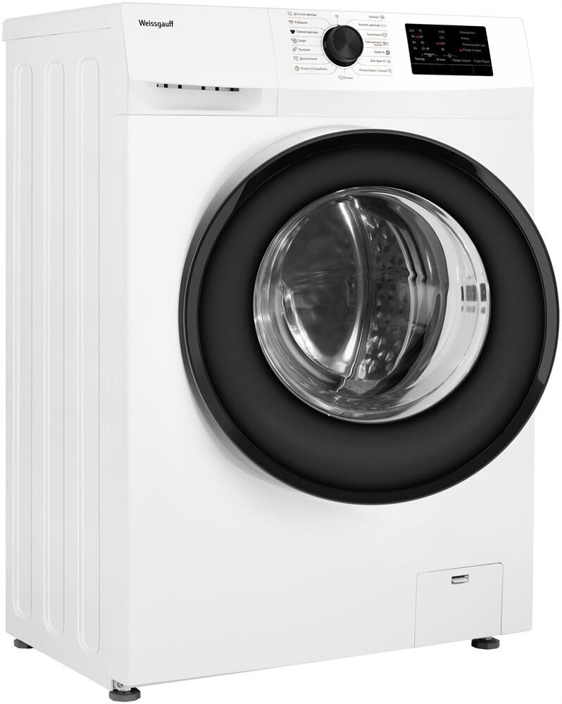 WEISSGAUFF Стиральная машина WM 4506 LED, с фронтальной загрузкой, 6кг, 1000об/мин — изображение 3