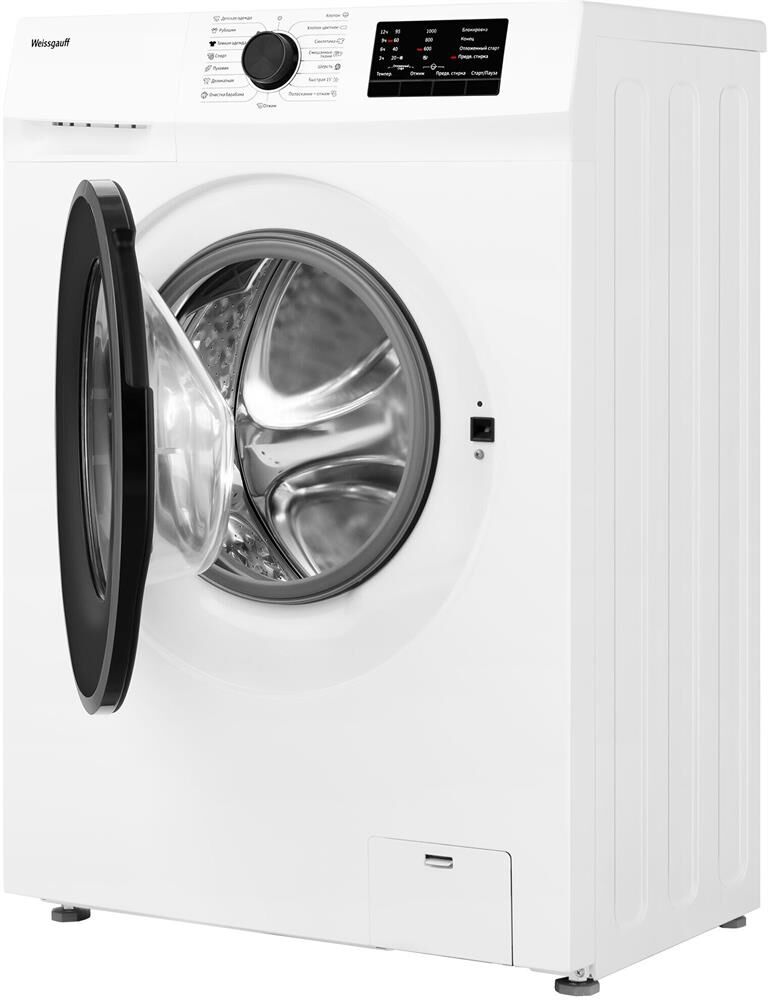 WEISSGAUFF Стиральная машина WM 4506 LED, с фронтальной загрузкой, 6кг, 1000об/мин — изображение 5