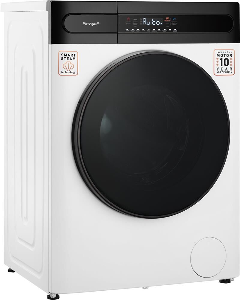 WEISSGAUFF Стиральная машина WMD 49411 DC Inverter Steam, с фронтальной загрузкой, с паром, 11кг, 14 — изображение 3