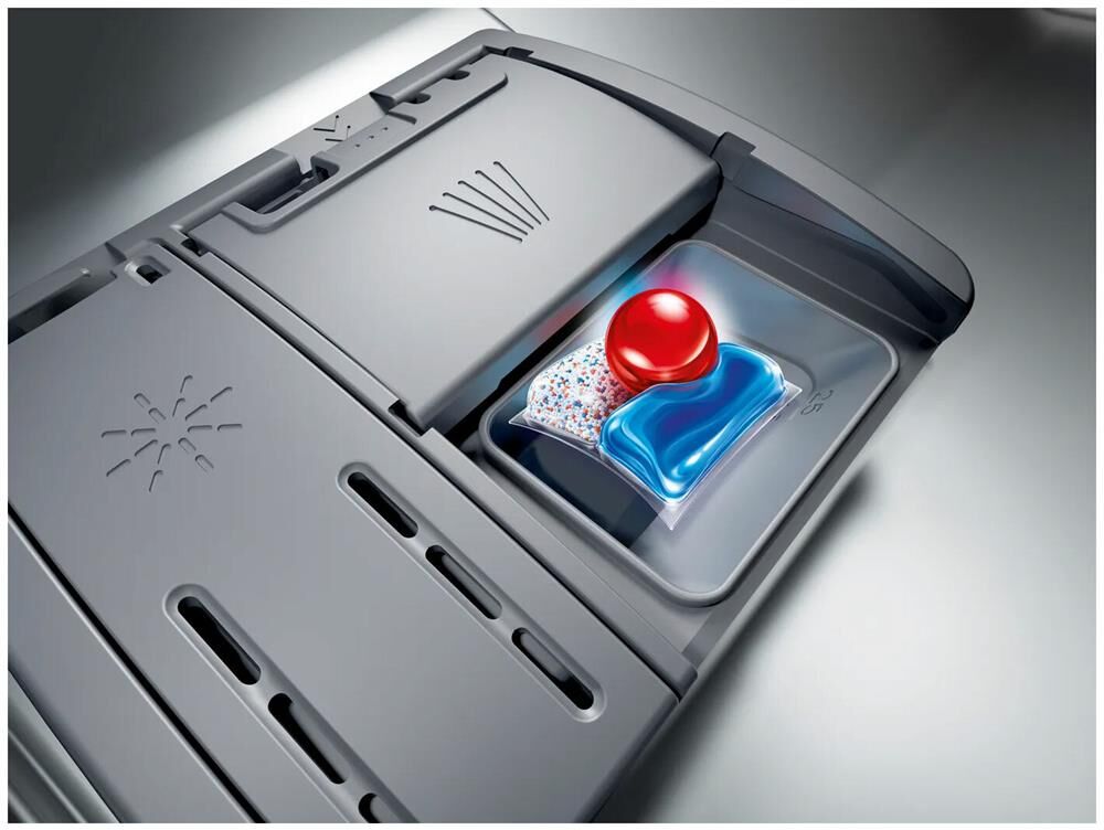 BOSCH Встраиваемая посудомоечная машина SPV4HMX65Q, узкая, ширина 45см, полновстраиваемая, загрузка — изображение 3