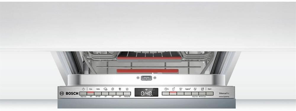 BOSCH Встраиваемая посудомоечная машина SPV4HMX65Q, узкая, ширина 45см, полновстраиваемая, загрузка — изображение 6