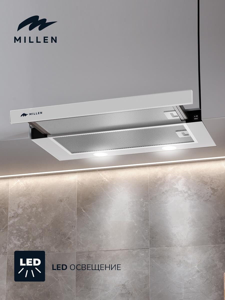MILLEN MBKHS 601 WH Вытяжка — изображение 2