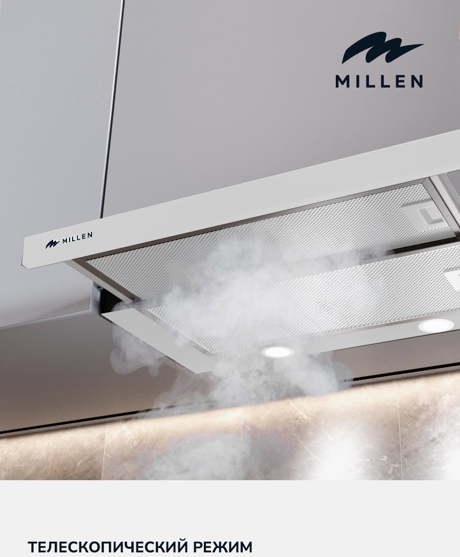 MILLEN MBKHS 601 WH Вытяжка — изображение 4