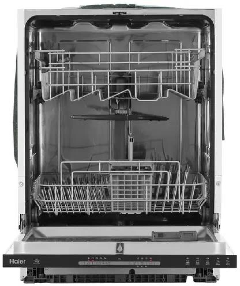 HAIER Встраиваемая посудомоечная машина HDWE13-490RU, полноразмерная, ширина 59.7см, полновстраиваем — изображение 2