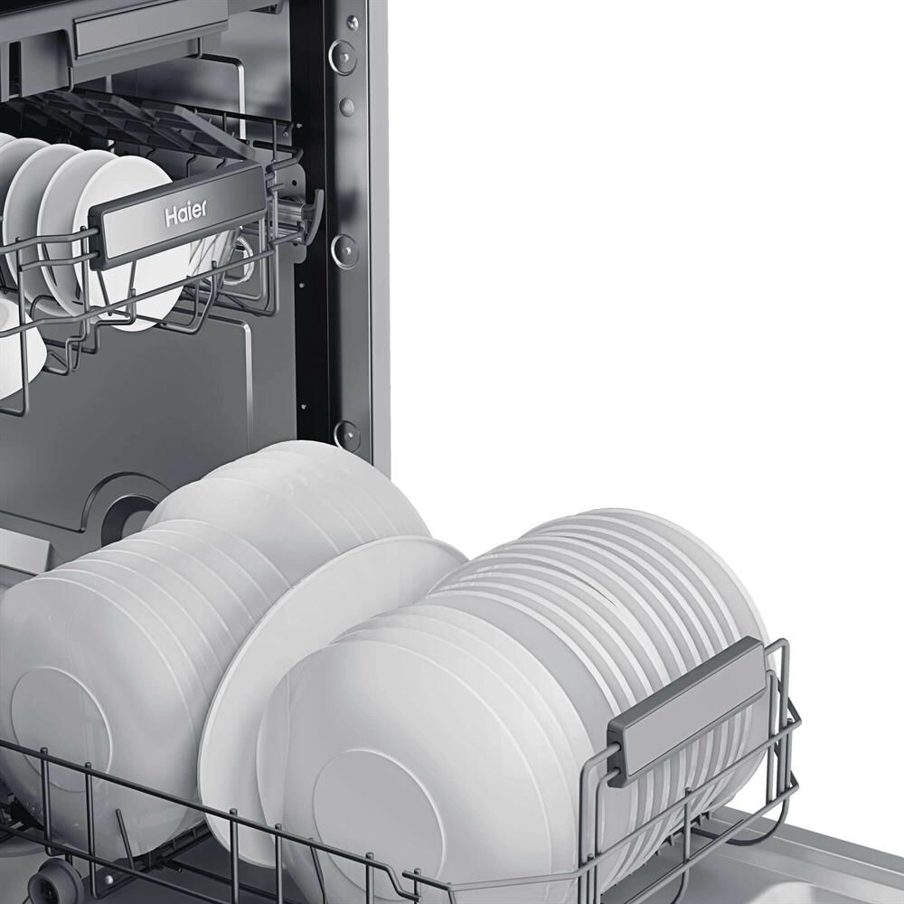 HAIER Встраиваемая посудомоечная машина HDWE11-396RU, узкая, ширина 44.8см, полновстраиваемая, загру — изображение 6