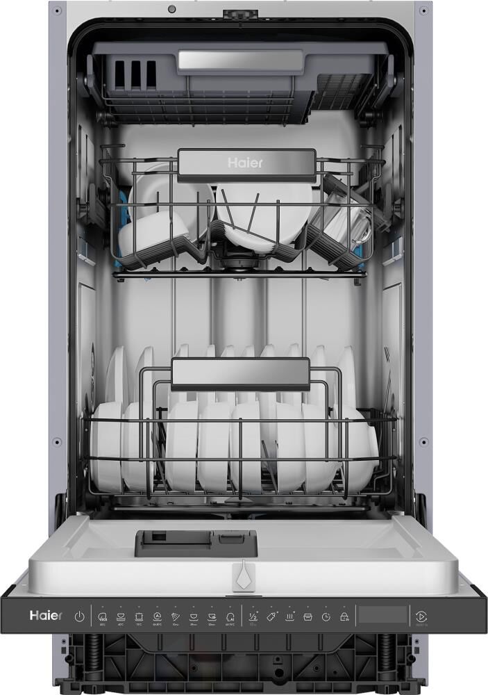 HAIER Встраиваемая посудомоечная машина HDWE11-396RU, узкая, ширина 44.8см, полновстраиваемая, загру — изображение 10