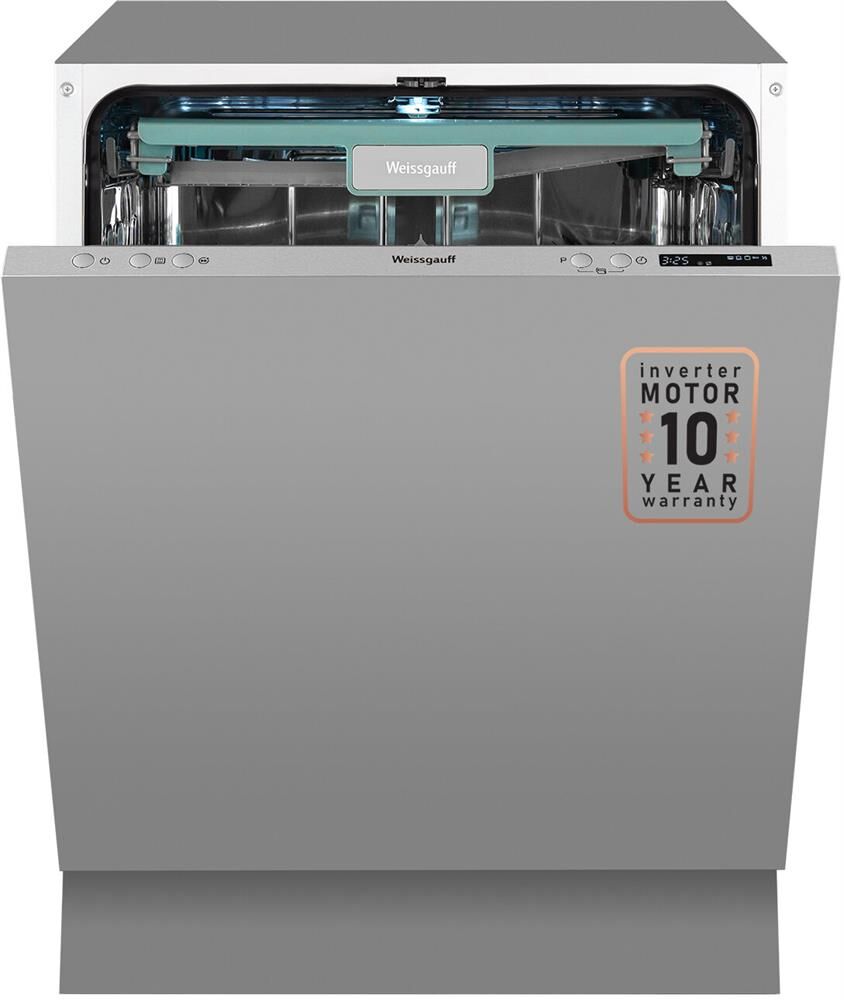 WEISSGAUFF Встраиваемая посудомоечная машина BDW 6033 Wi-Fi Inverter Autoopen, полноразмерная, ширин — изображение 2