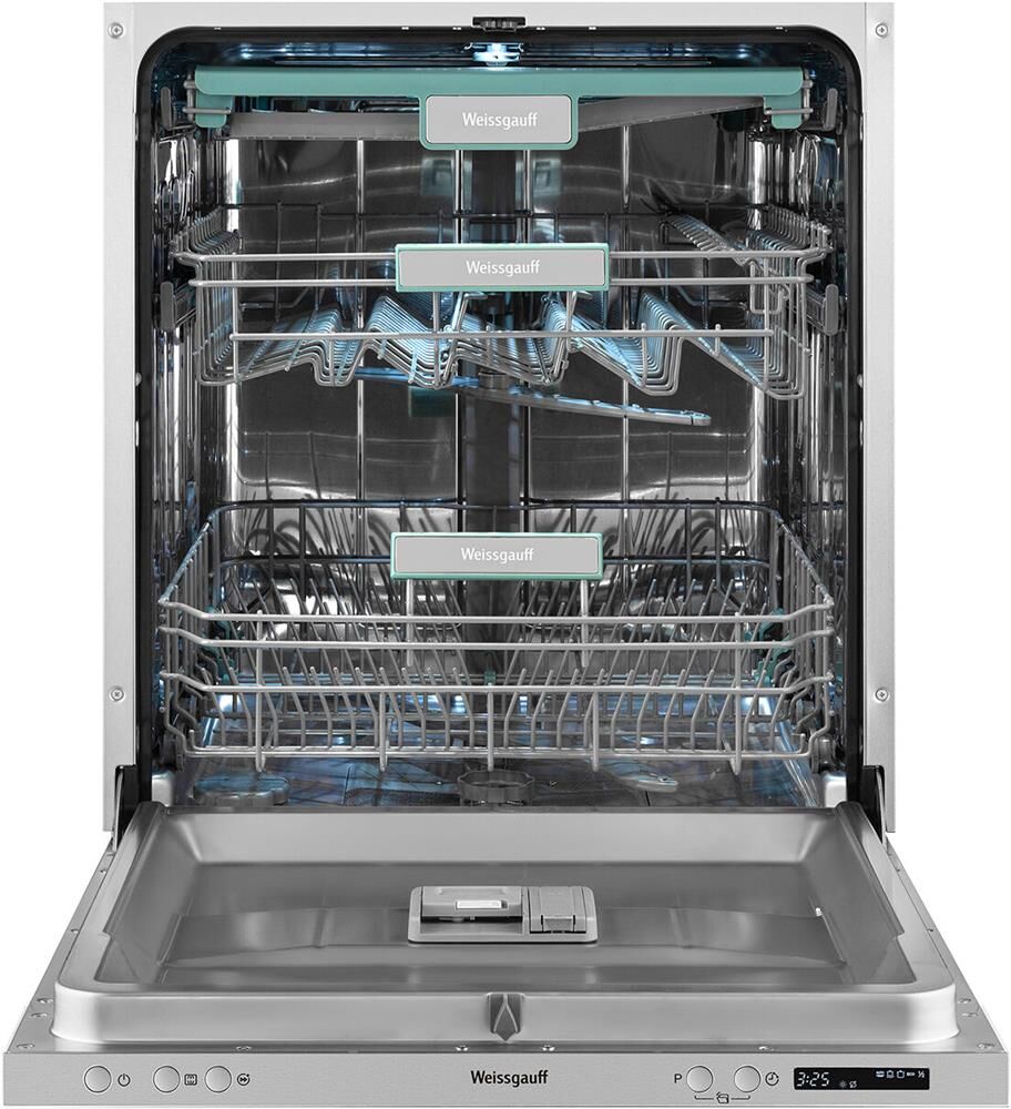 WEISSGAUFF Встраиваемая посудомоечная машина BDW 6033 Wi-Fi Inverter Autoopen, полноразмерная, ширин — изображение 4