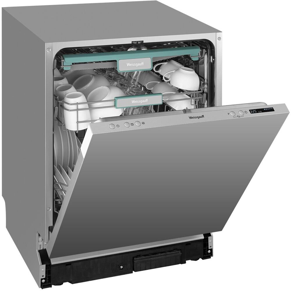 WEISSGAUFF Встраиваемая посудомоечная машина BDW 6033 Wi-Fi Inverter Autoopen, полноразмерная, ширин — изображение 8