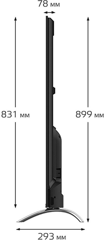 HARPER 65Q851TS UHD 4K SMART TV Яндекс Безрамочный — изображение 4