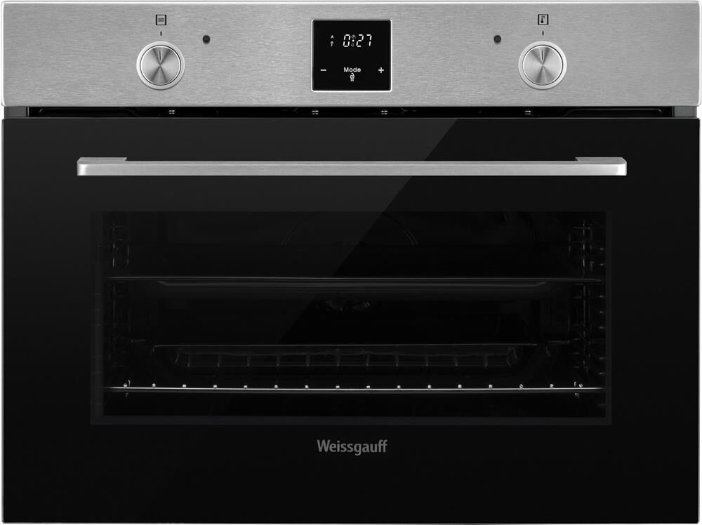 WEISSGAUFF Духовой шкаф электрический EO 459 PDX, нержавеющая сталь/черный — изображение 2