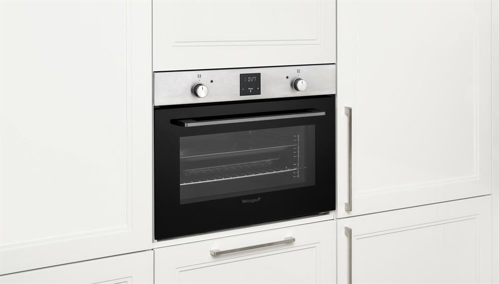 WEISSGAUFF Духовой шкаф электрический EO 459 PDX, нержавеющая сталь/черный — изображение 8