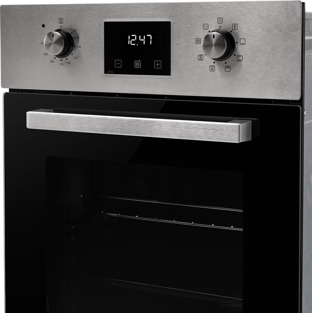 WEISSGAUFF Духовой шкаф электрический EOY 451 PDX, нержавеющая сталь/черный — изображение 5