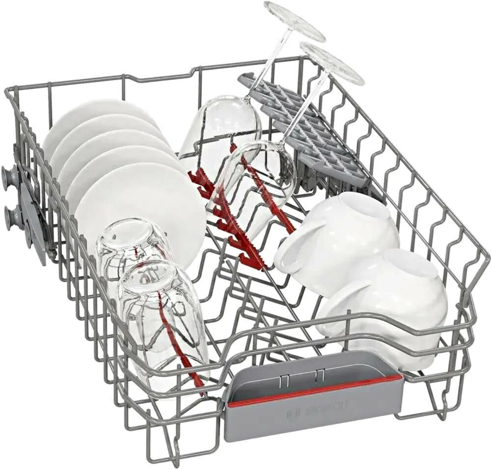 BOSCH Встраиваемая посудомоечная машина SPV6EMX70Q, узкая, ширина 44.8см, полновстраиваемая, загрузк — изображение 3