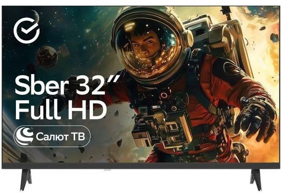 SBER SDX 32F3112 FHD SMART TV Салют — изображение 2