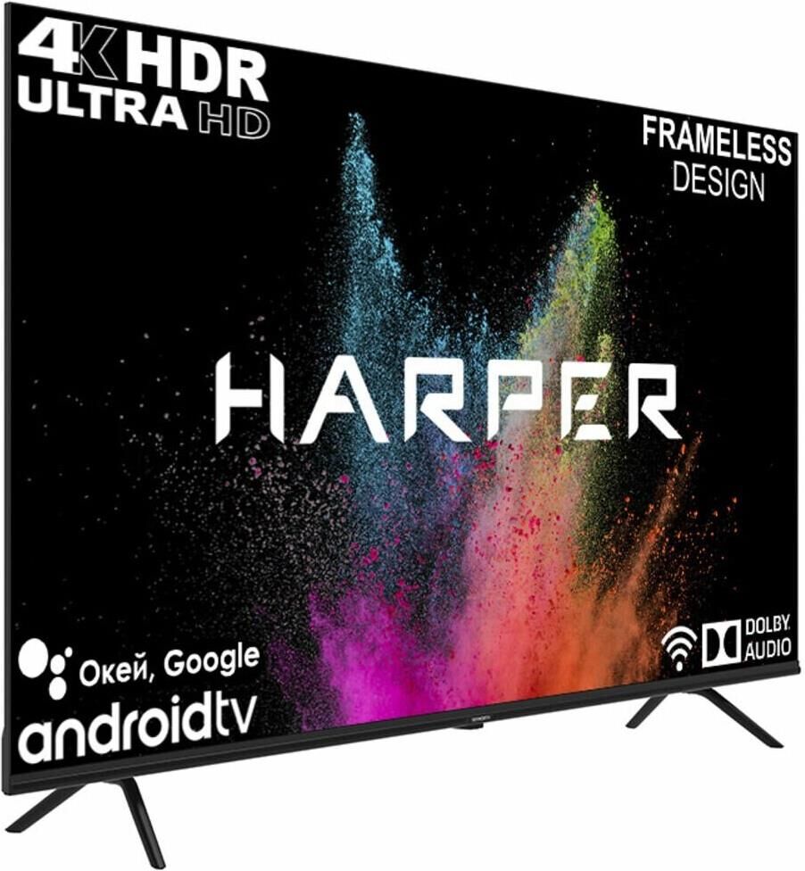HARPER 50U770TS UHD 4K SMART TV безрамочный — изображение 2