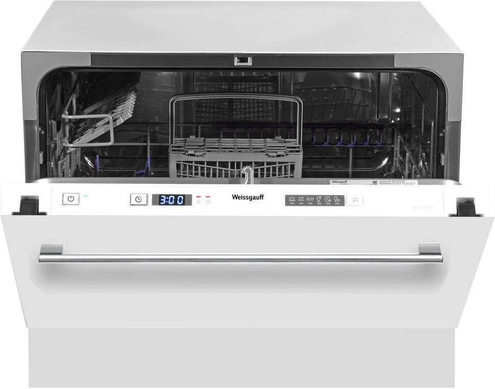 WEISSGAUFF Встраиваемая посудомоечная машина BDW 4106 D, компактная, ширина 55см, полновстраиваемая, — изображение 7