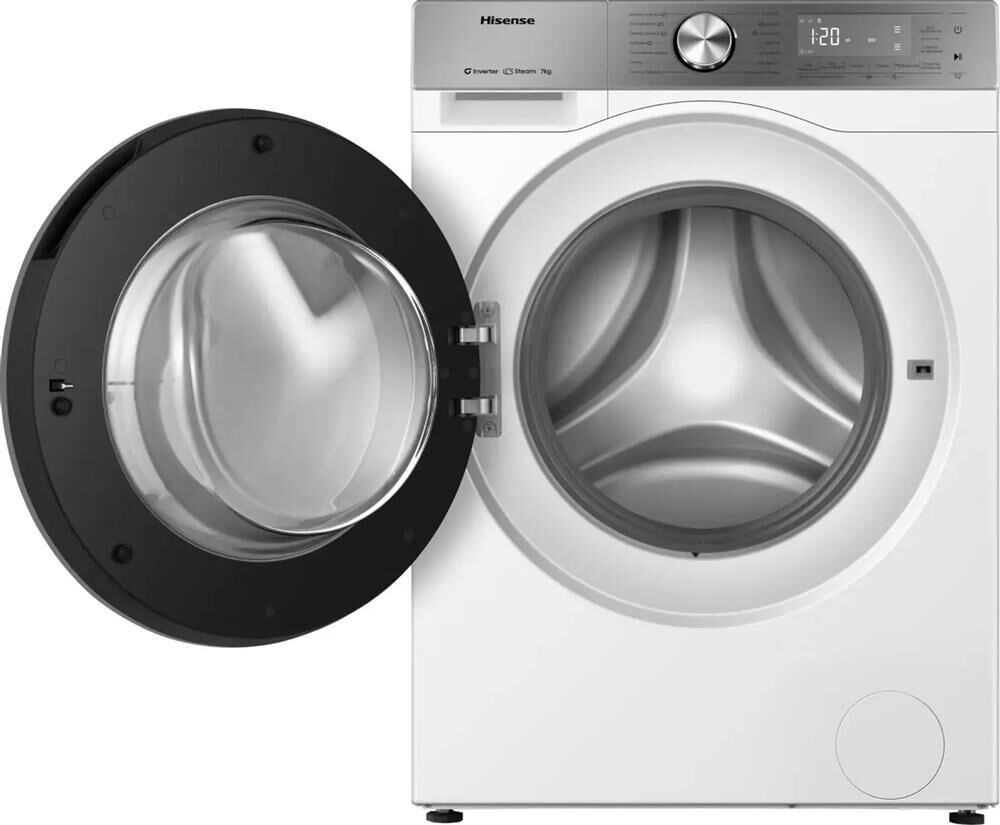 HISENSE Стиральная машина WF5S7041BW3 класс: A загр.фронтальная макс.:7кг белый инвертор — изображение 2
