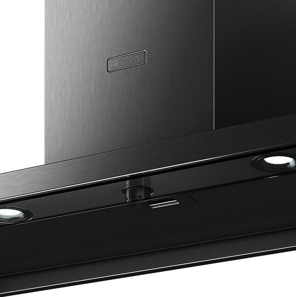 ELICA Встраиваемая вытяжка Boxin LX/BL MAT/A/90, управление поворотные переключатели, черный [prf017 — изображение 2