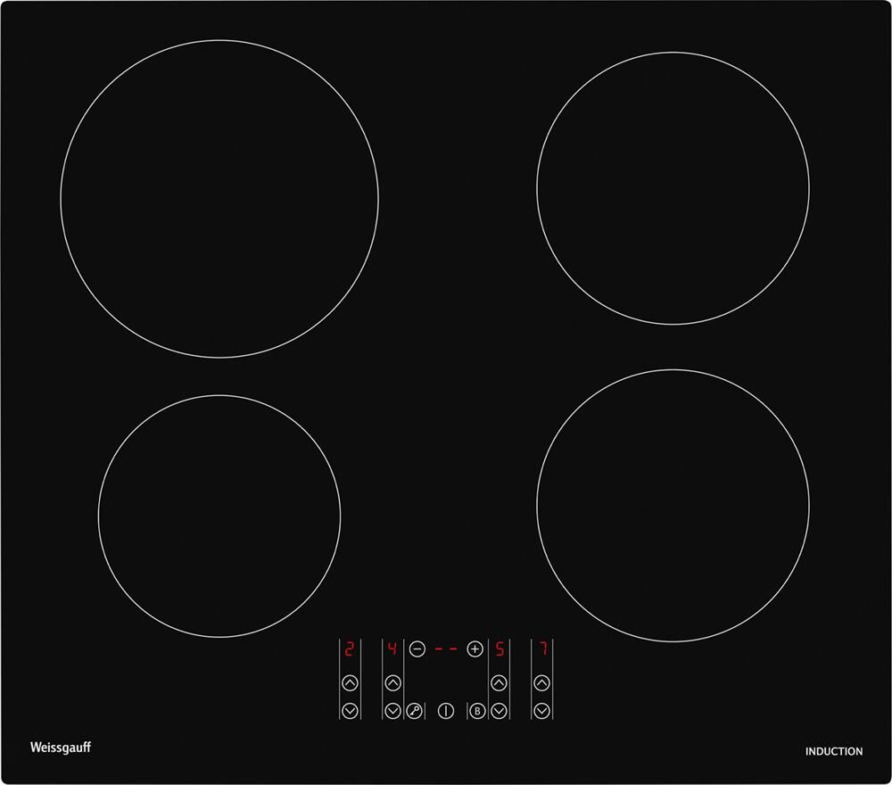 WEISSGAUFF Индукционная варочная поверхность HI 640 BSCM, конфорок: 4 шт., стеклокерамика, независим — изображение 2