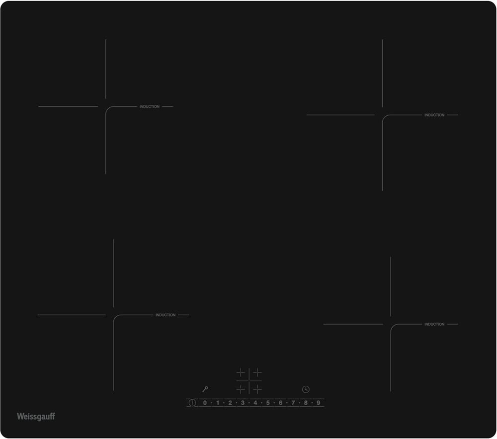 WEISSGAUFF Индукционная варочная поверхность HI 632 BSA, конфорок: 4 шт., стеклокерамика, независима — изображение 2