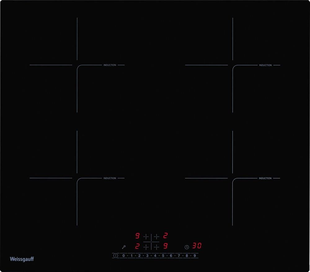 WEISSGAUFF Индукционная варочная поверхность HI 632 BSC, конфорок: 4 шт., стеклокерамика, независима — изображение 7