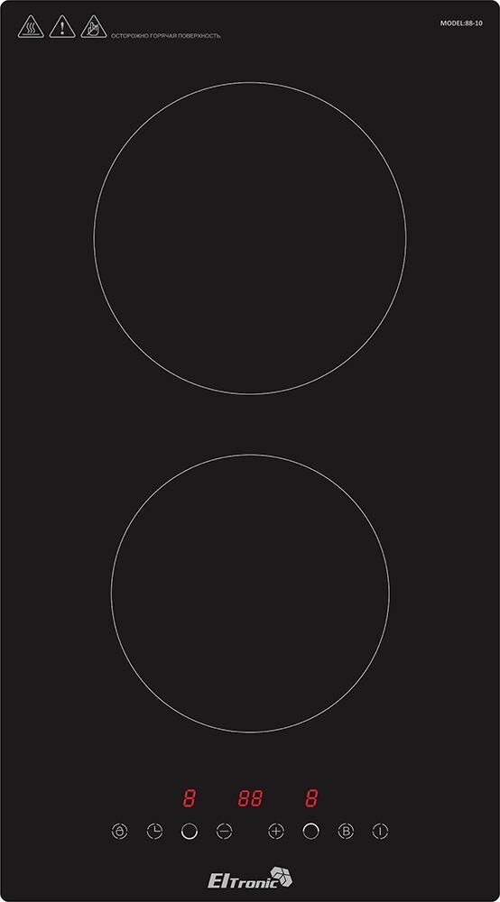 ELTRONIC (88-10) 2 конфорки индукционная черный — изображение 2
