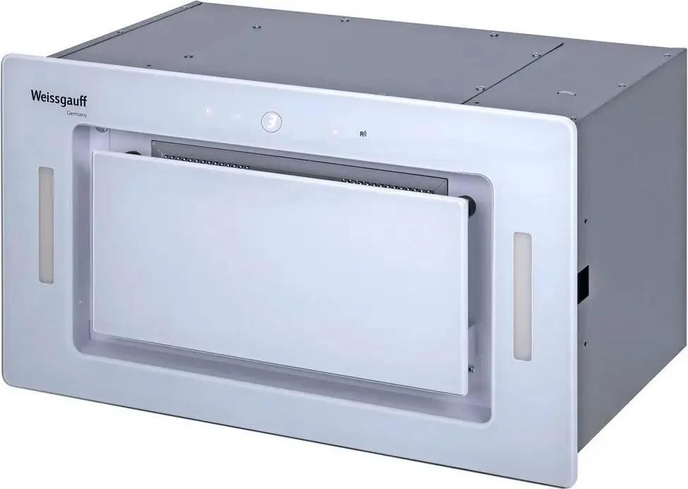 WEISSGAUFF Вытяжка встраиваемая Aura 850 белый управление: сенсорное (1 мотор) — изображение 5