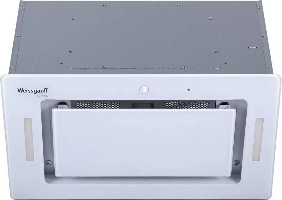 WEISSGAUFF Вытяжка встраиваемая Aura 850 белый управление: сенсорное (1 мотор) — изображение 6