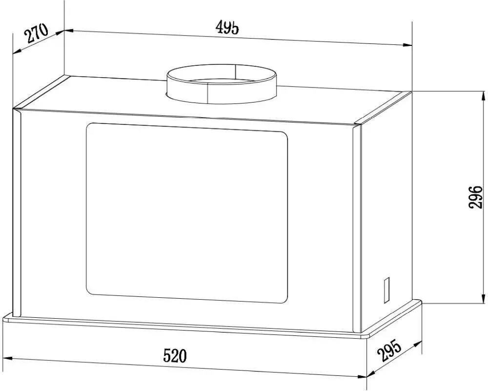 WEISSGAUFF Вытяжка встраиваемая Aura 850 белый управление: сенсорное (1 мотор) — изображение 8