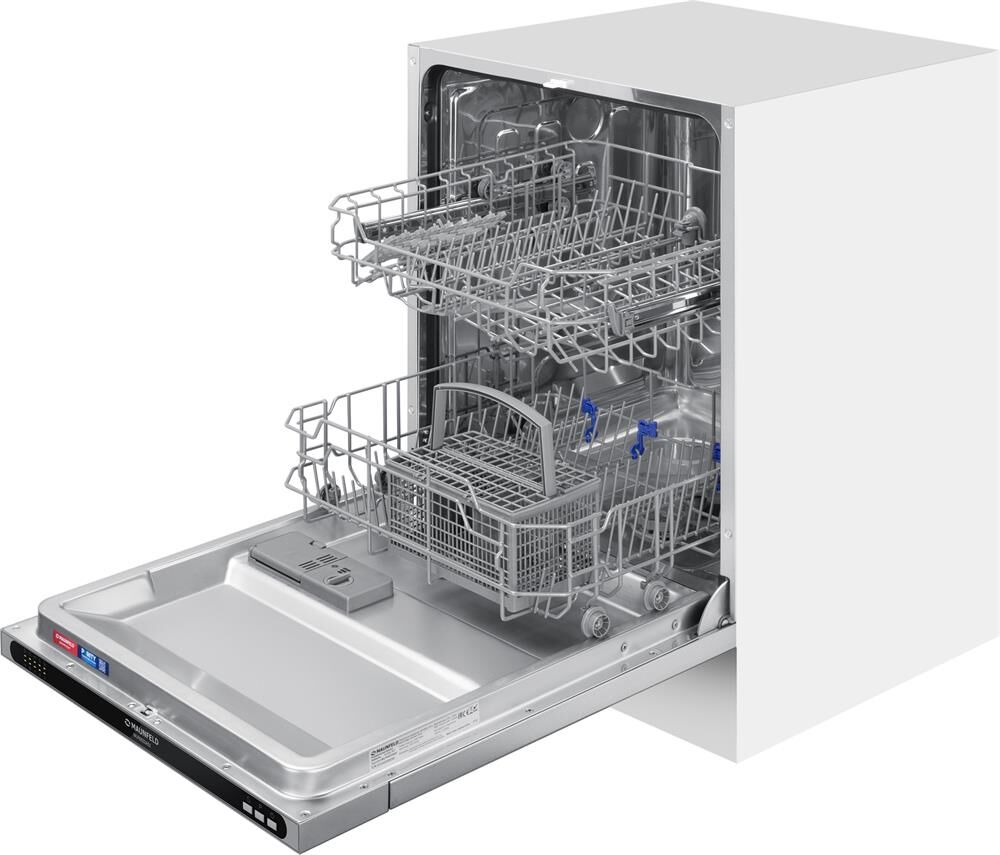 MAUNFELD Встраиваемая посудомоечная машина MLP6022A01, полноразмерная, ширина 59.8см, полновстраивае — изображение 9