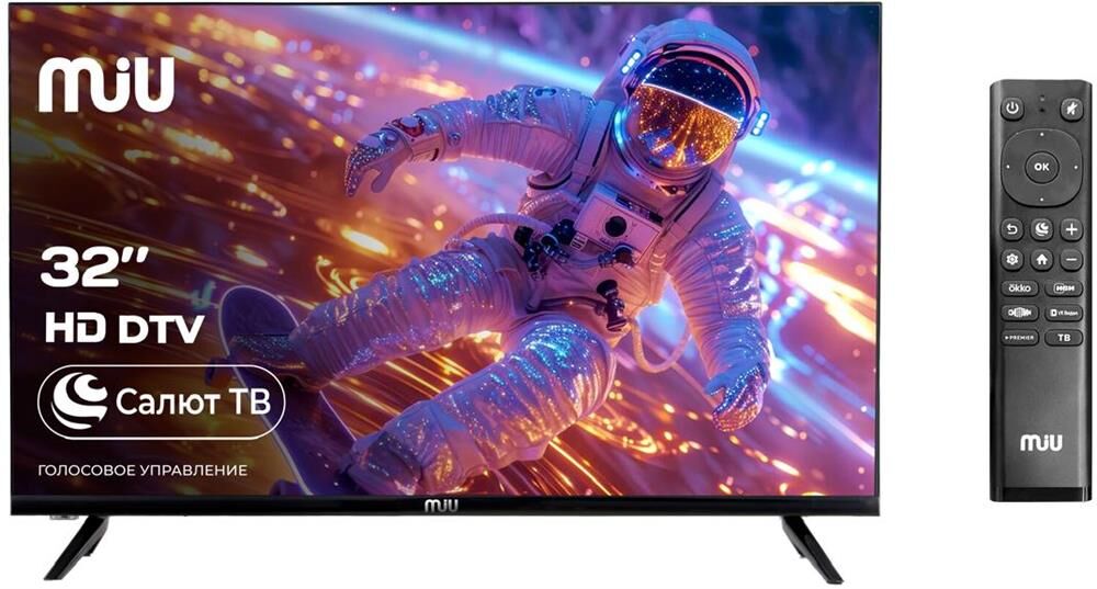 MIU H32SLT101SV SMART TV Салют безрамочный — изображение 4