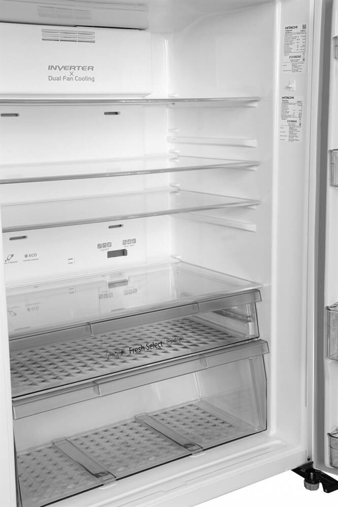 HITACHI Холодильник двухкамерный R-V660PUC7-1 PWH инверторный белый — изображение 3