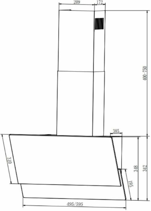 ELIKOR Vertex ВК50 черный управление: сенсорное (1 мотор) — изображение 4