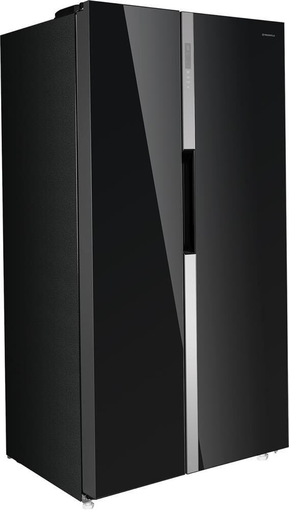 MAUNFELD Холодильник двухкамерный MFF177NFB Side by Side, инверторный черный — изображение 3