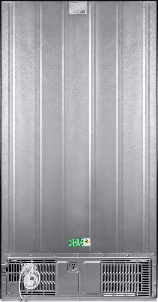 MAUNFELD Холодильник двухкамерный MFF177NFB Side by Side, инверторный черный — изображение 7