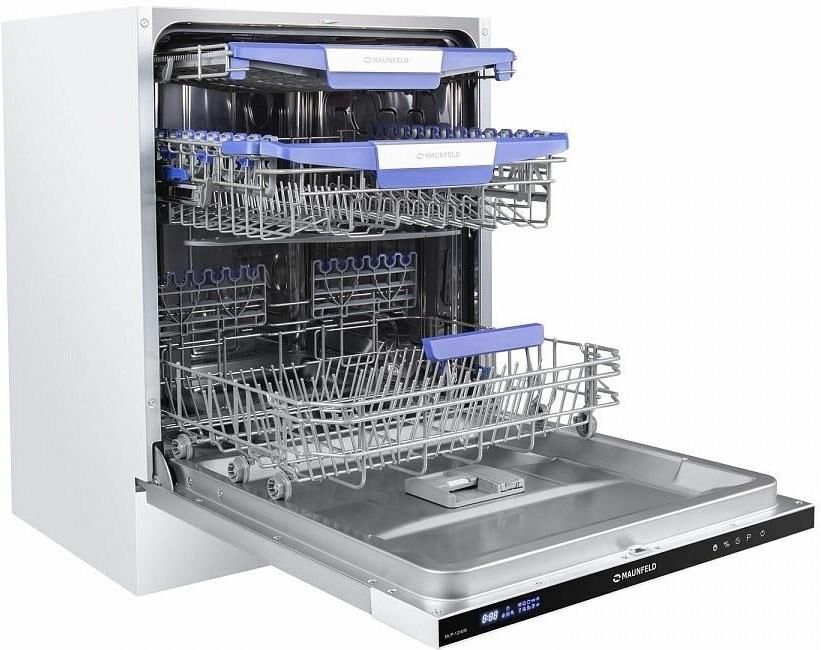 MAUNFELD Встраиваемая посудомоечная машина MLP-12IMR, полноразмерная, ширина 59.8см, полновстраиваем — изображение 5