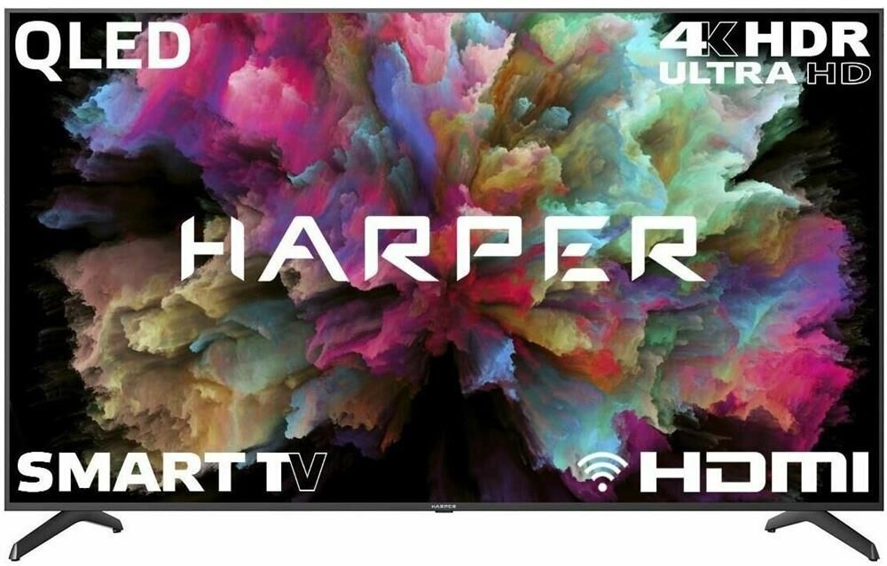 HARPER 75Q850TS QLED UHD 4K SMART TV Android Безрамочный — изображение 2