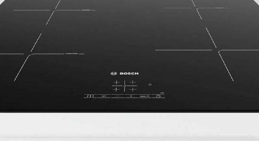 BOSCH Индукционная варочная поверхность PUE611BB6E, конфорок: 4 шт., стеклокерамика, независимая, че — изображение 8