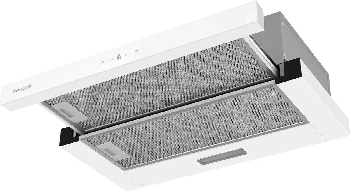 WEISSGAUFF Вытяжка встраиваемая TEL 600 TC WH белый управление: сенсорное (1 мотор) — изображение 2