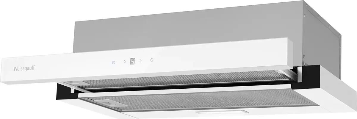 WEISSGAUFF Вытяжка встраиваемая TEL 600 TC WH белый управление: сенсорное (1 мотор) — изображение 3