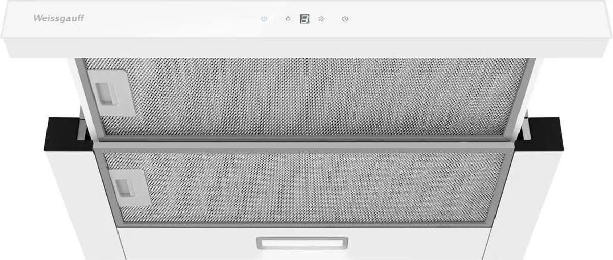 WEISSGAUFF Вытяжка встраиваемая TEL 600 TC WH белый управление: сенсорное (1 мотор) — изображение 5