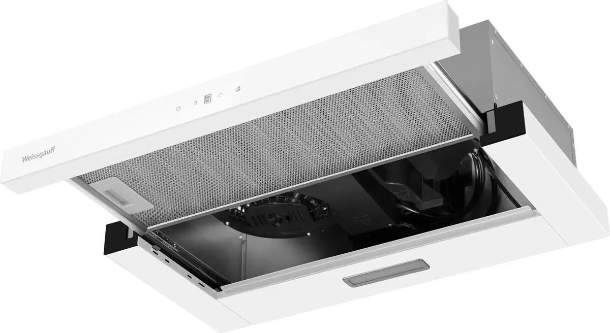 WEISSGAUFF Вытяжка встраиваемая TEL 600 TC WH белый управление: сенсорное (1 мотор) — изображение 6