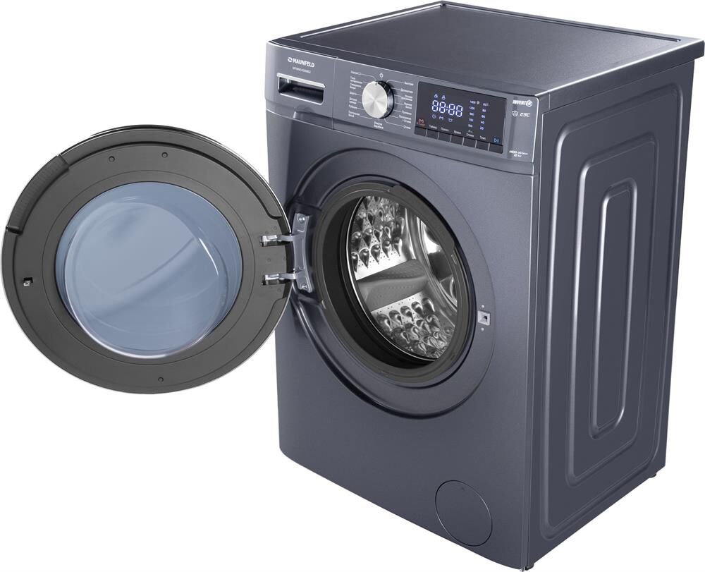 MAUNFELD Стиральная машина MFWM1410SB02, с фронтальной загрузкой, 10кг, 1400об/мин, инверторная — изображение 4