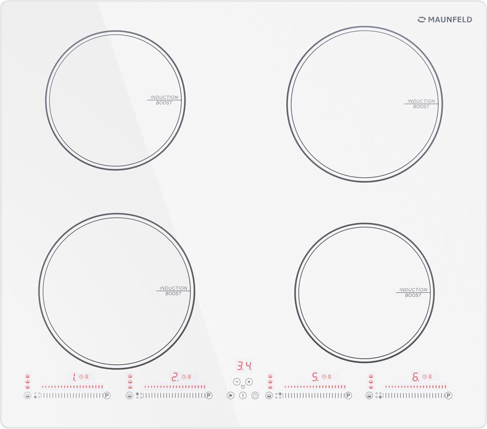 MAUNFELD Индукционная варочная поверхность CVI594SWH белый — изображение 8