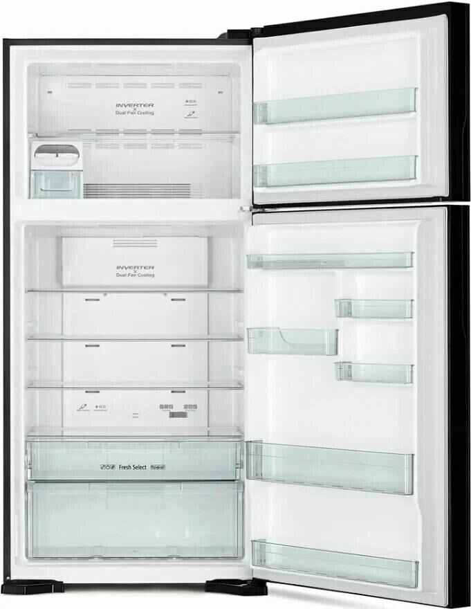 HITACHI Холодильник двухкамерный R-VG660PUC7-1 GGR инверторный серый — изображение 3