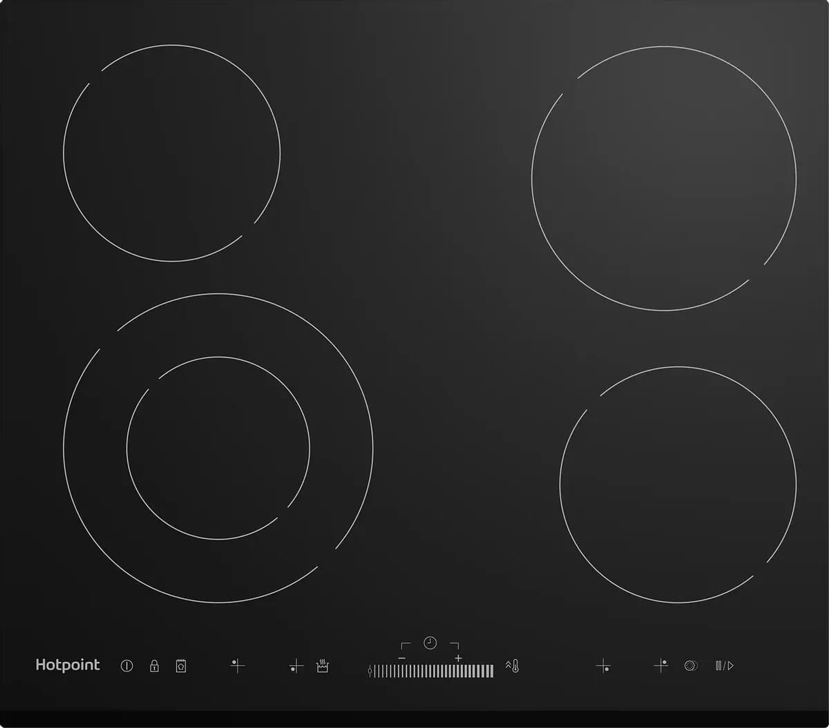 HOTPOINT Электрическая варочная поверхность HR 6T2 B S 869891100110 — изображение 2